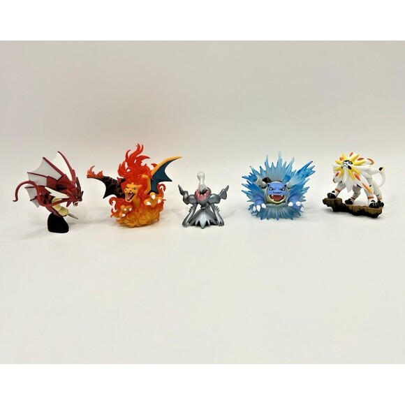 Pokemon TOMY Action Figures Lot of 5 Darkrai Charizard Blastoise Solgaleo - Picture 1 of 16